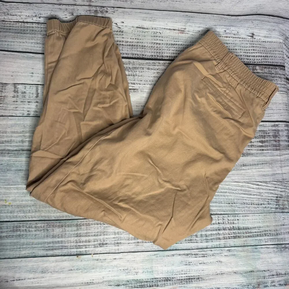 Talbots Khaki Jogger Womens Comfort Pants Large - Picture 5 of 5